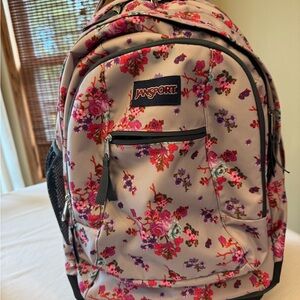 Jansport Pink Floral Rolling Backpack